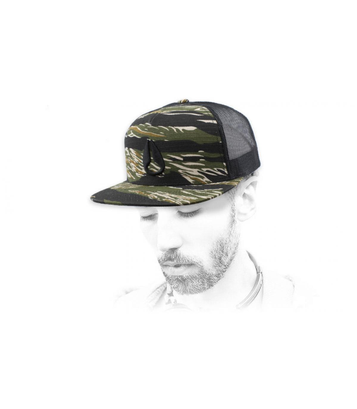 Nixon camo trucker Deep Down tiger camo